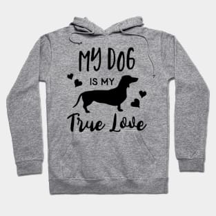 my dog is my true love Hoodie